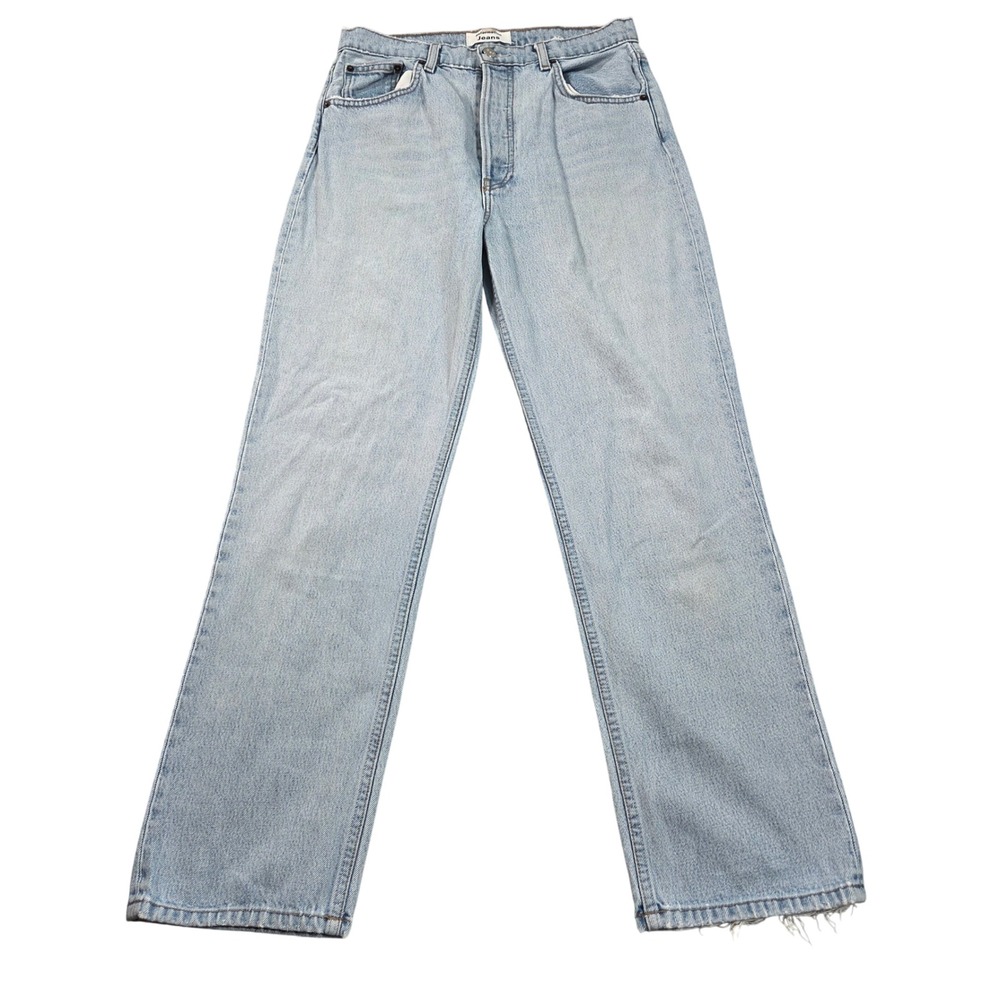 Reformation Cynthia High Relaxed Jeans Womens 29 Blue Tahoe Light Wash LY9901